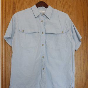 Blue Short Sleeve Columbia Shirt